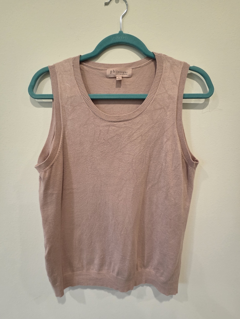 Philosophy Soft Blush Knit Tank
